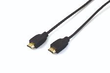 Cble ultra flexible HDMI 2.0 4K 60 images/s 18 Gbits/s Mle/Mle Contacts Plaqus Or - 3 mtres
