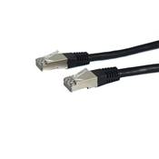 Cble Ethernet RJ45 LSZH sans halogne S/FTP Cat6A 10 Gigabits Contacts Plaqus Or 0,20 mtre