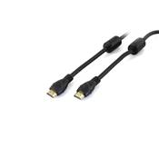 Cble HDMI 2.0 UHD HDR 4K 60 Hz 18 Gbits/s Mle/Mle Contacts Plaqus Or, 1 mtre