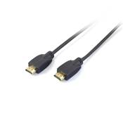 Cble HDMI 1.4 4K 24 images/s 10.2 Gbits/s Ultra Flexible Mle/Mle Contacts Plaqus Or 5m