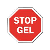 Mt de signalisation "STOP GEL